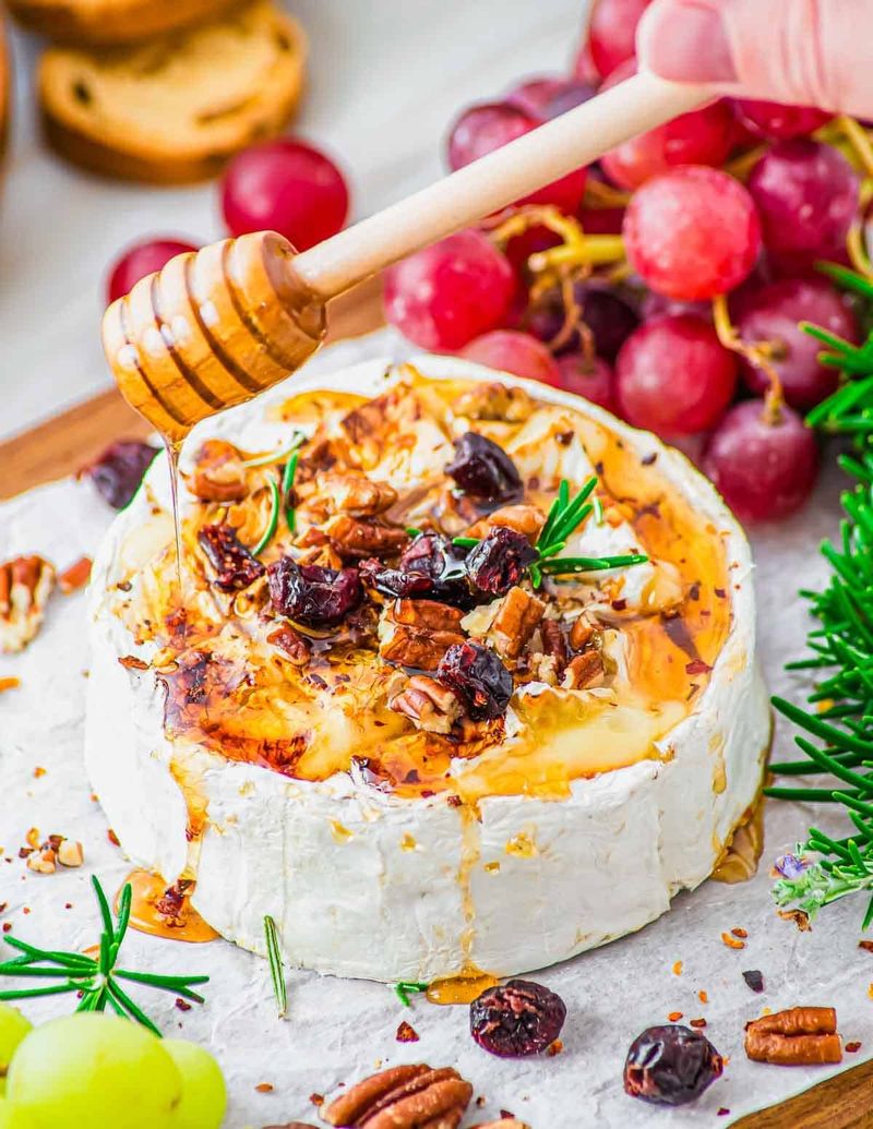 Baked Brie with Honey and Walnuts
