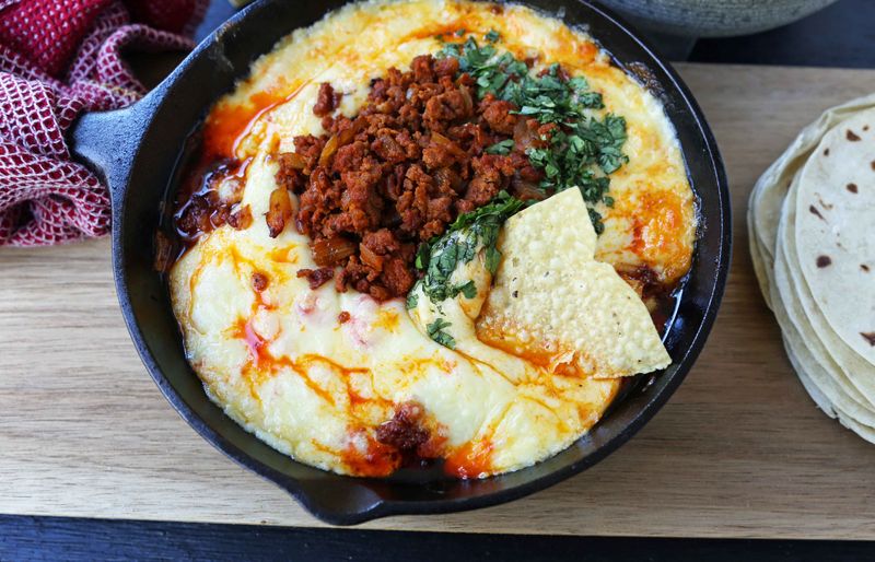 Queso Fundido (Mexican Melted Cheese Dip)