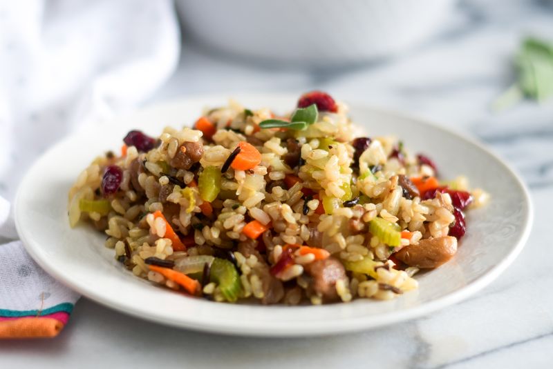Chestnut Rice Pilaf