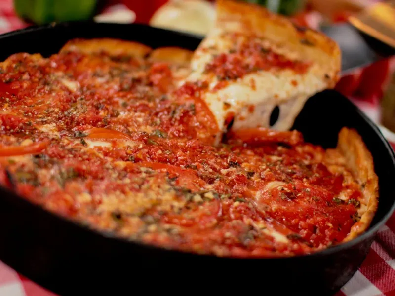 Philly vs. Chicago Deep Dish Pizza
