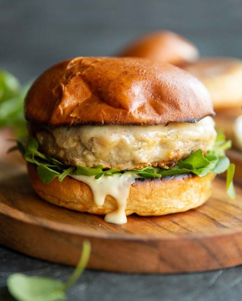 Pork and Apple Burgers with Cider Glaze