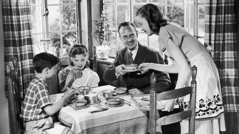 Table Manners Were Taught and Strictly Enforced