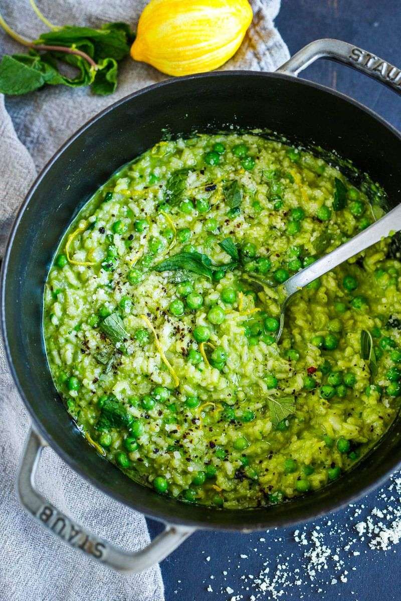 Pea and Mint Risotto