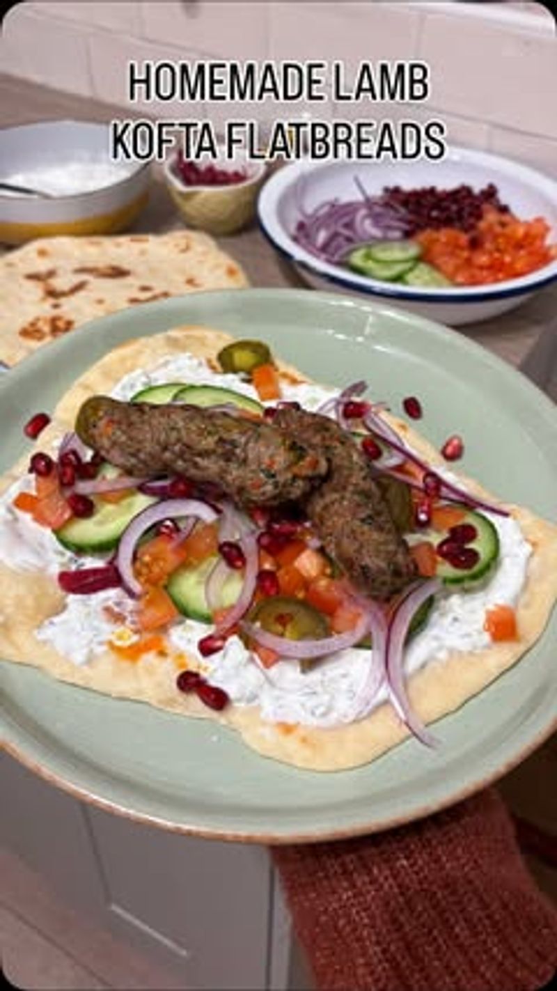Mediterranean Lamb Kofta Burger