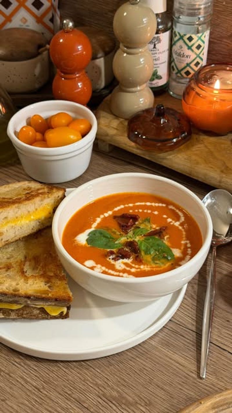 Tomato Soup on a Damp Autumn Afternoon