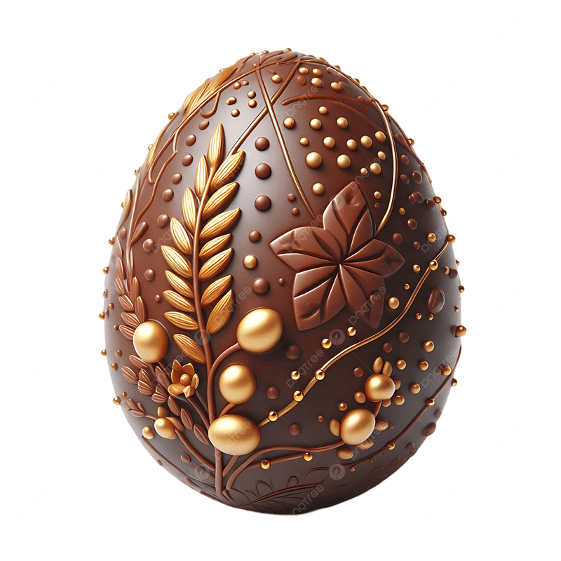 Painted Chocolate Easter Eggs
