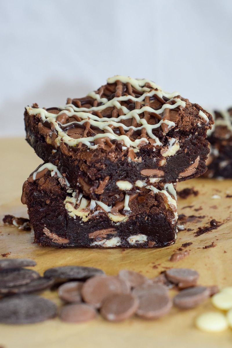 Triple Chocolate Brownies