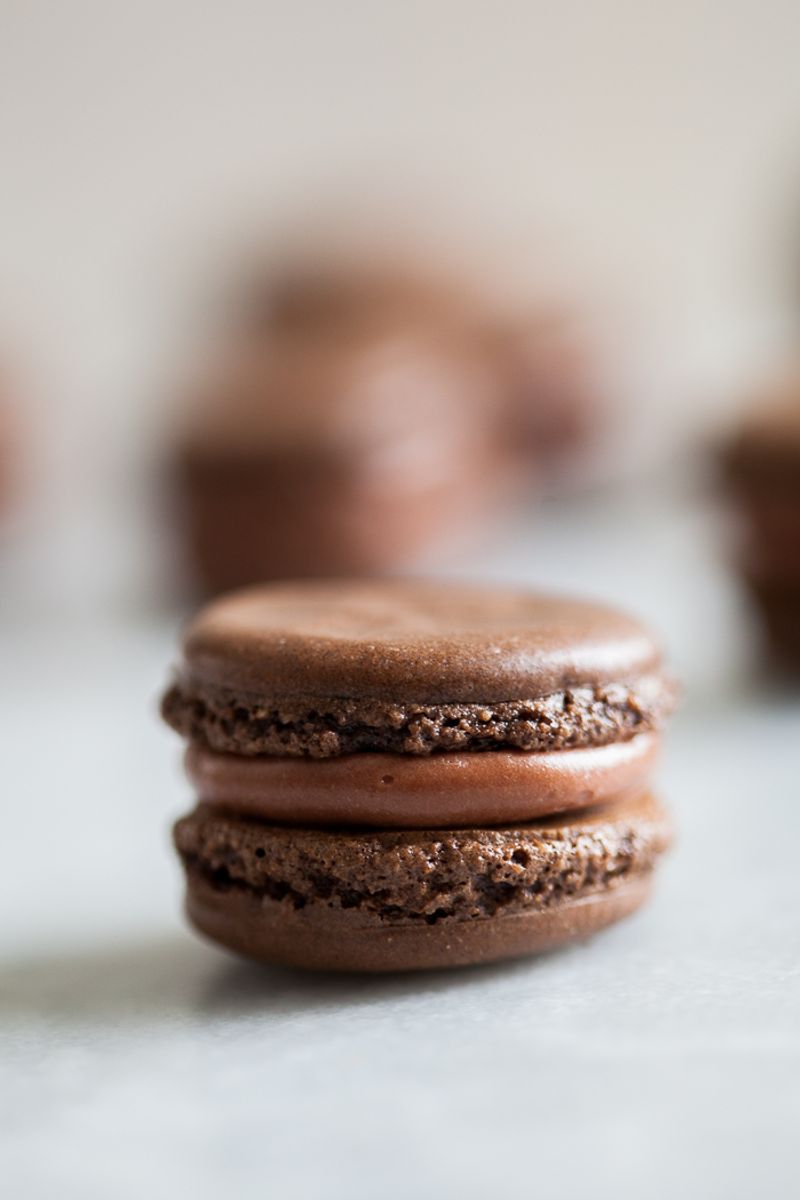 Cocoa Macarons