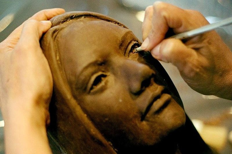 Chocolate Portrait Sculptures