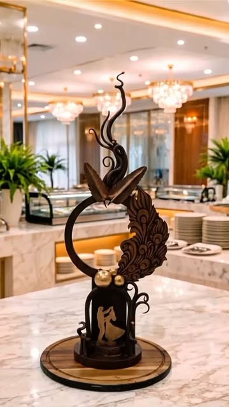Chocolate Showpiece Centerpiece