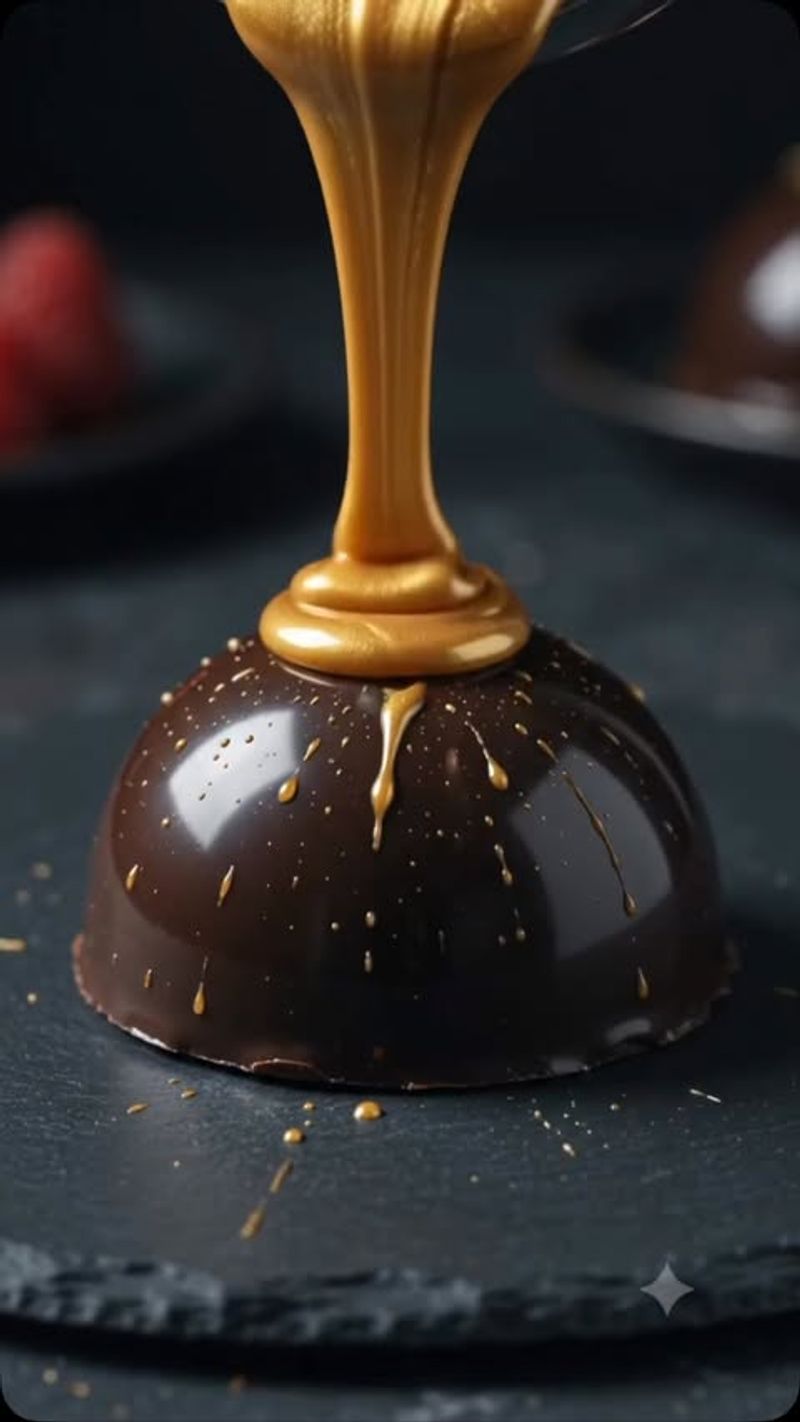 Chocolate Honeycomb Dome