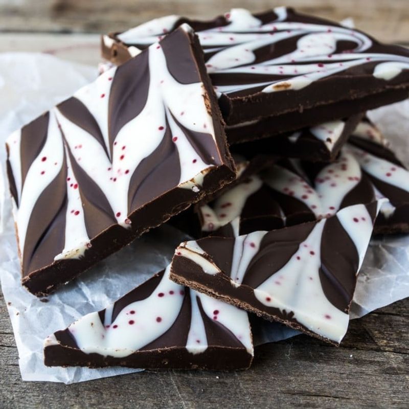 Marbled Chocolate Bark