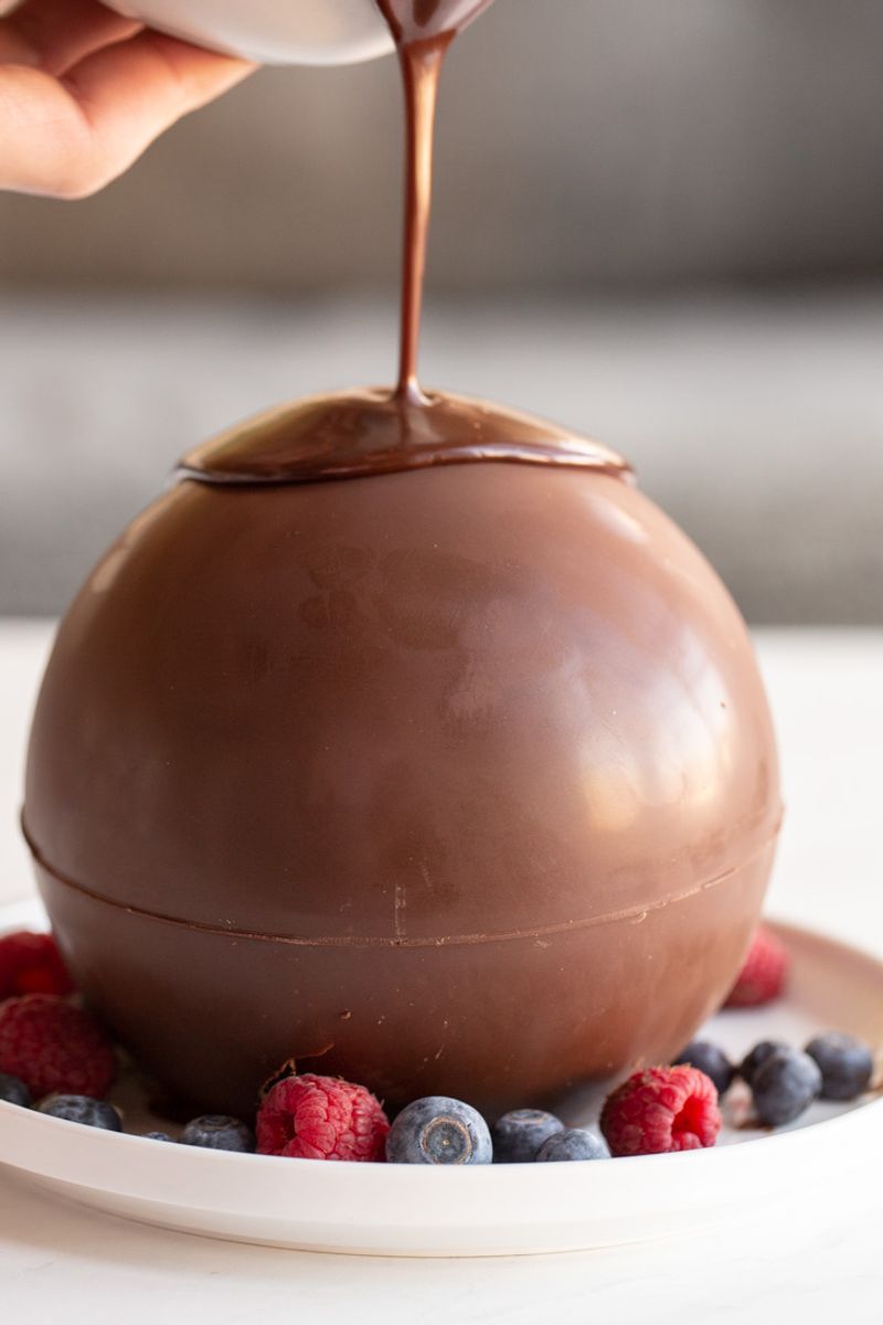 Chocolate Sphere with Hidden Surprise