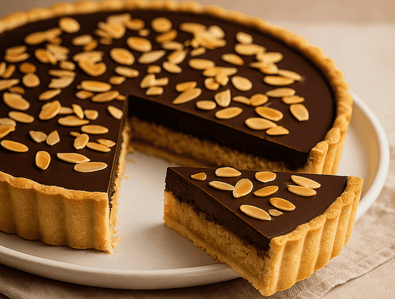 Cocoa Almond Tart