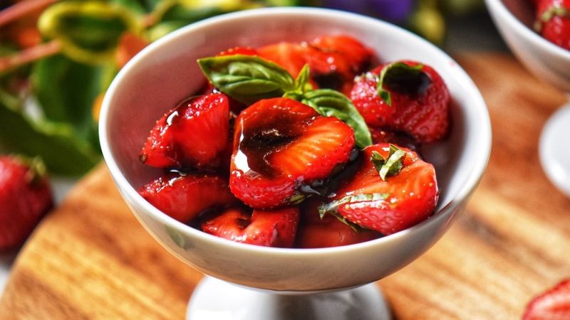 Strawberries and Balsamic Vinegar