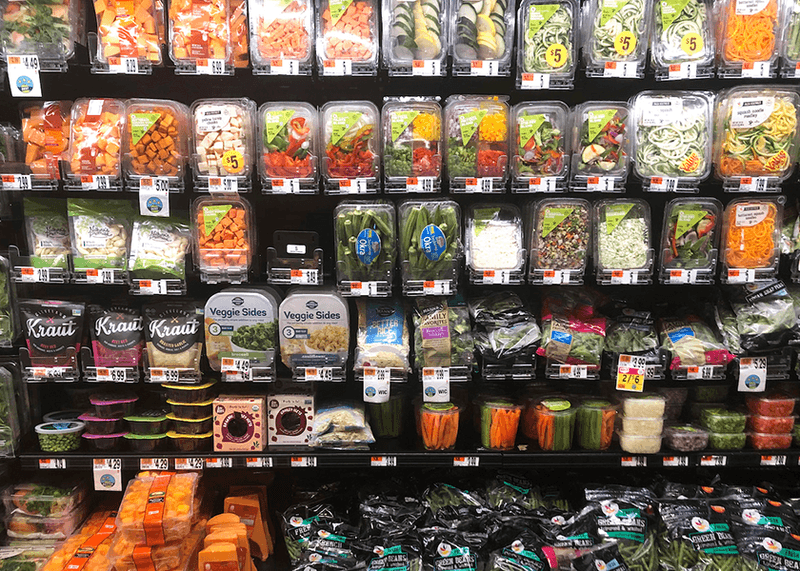 Debating Whether to Buy Pre-Cut Vegetables