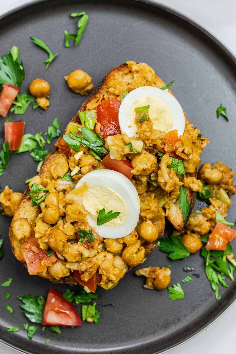 Smashed Chickpea Toast