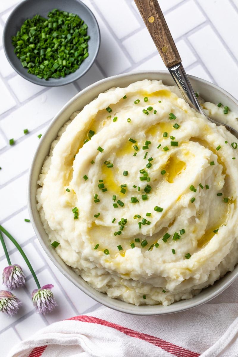 Coconut Milk in Mashed Potatoes