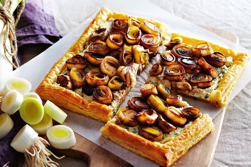 Leek and Goat Cheese Tart