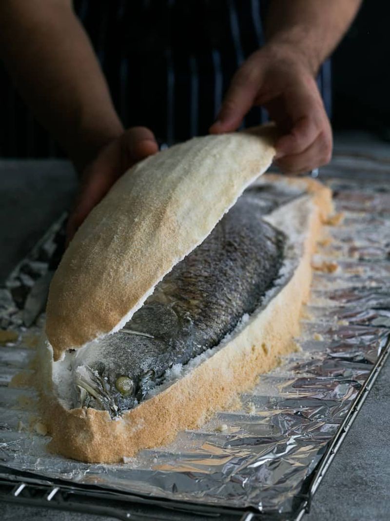 Salt Crusting