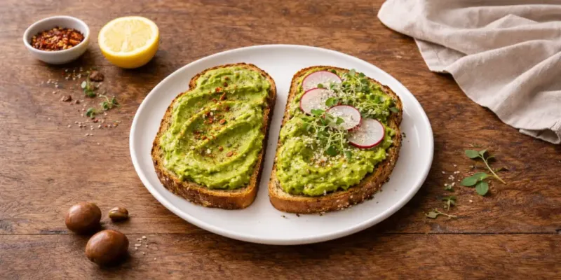 Key Lime Pie Avocado Toast