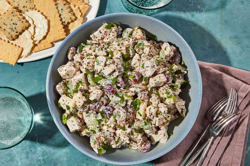 Waldorf Salad with Rotisserie Chicken