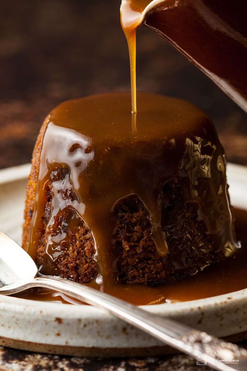 Sticky Toffee Pudding With Salted Caramel and Espresso
