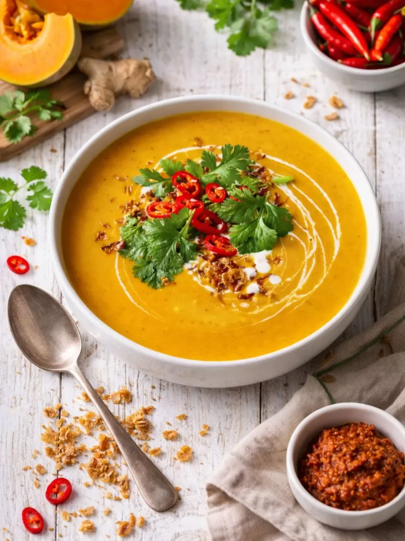 Thai Coconut and Pumpkin Soup
