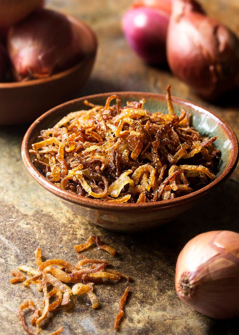 Crispy Fried Shallots over Everything