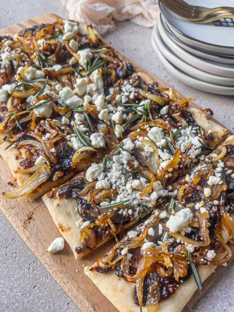 Crispy Caramelized Onion Flatbread