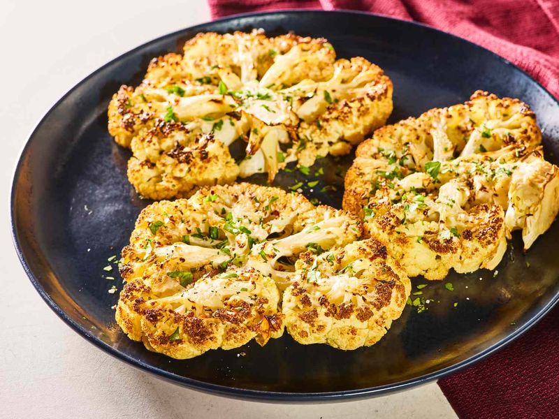 Crispy Roasted Cauliflower Steaks