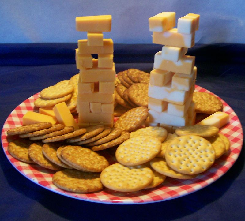Cheese and Cracker Towers