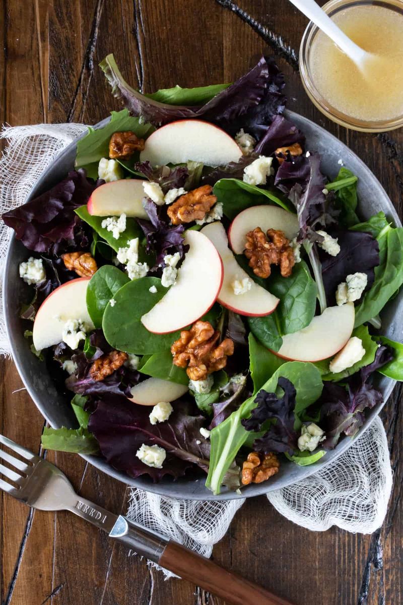 Apple, Walnut and Blue Cheese Salad