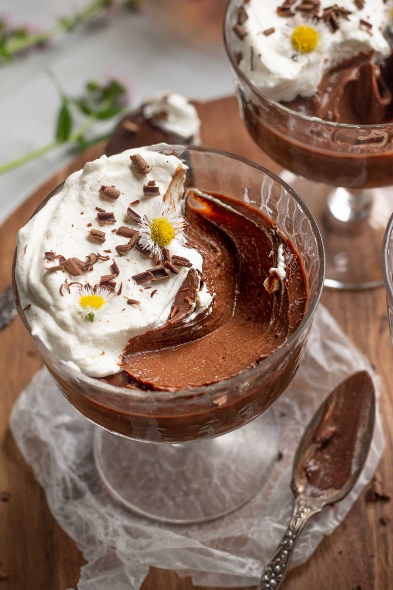 Dark Chocolate Pots de Creme