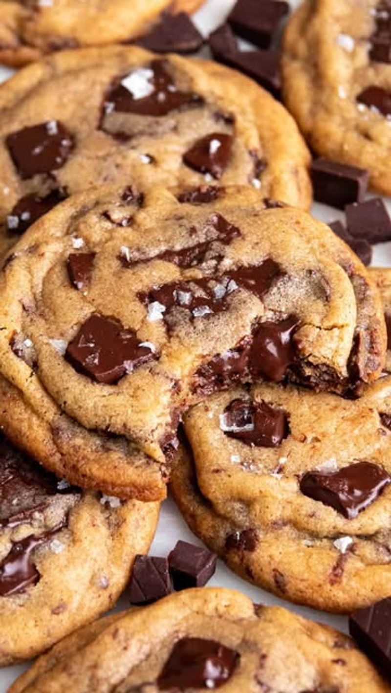 Dark Chocolate Chip Cookies