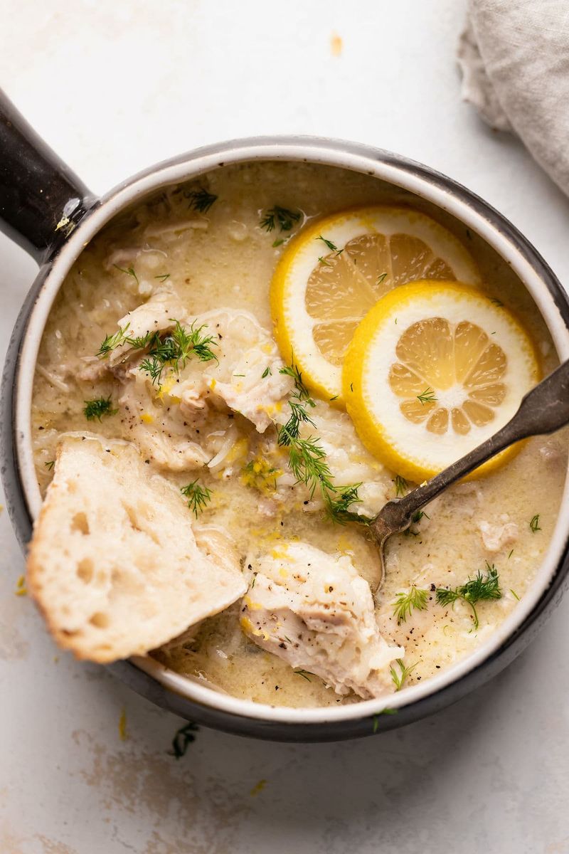 Lemon Dill Chicken Soup