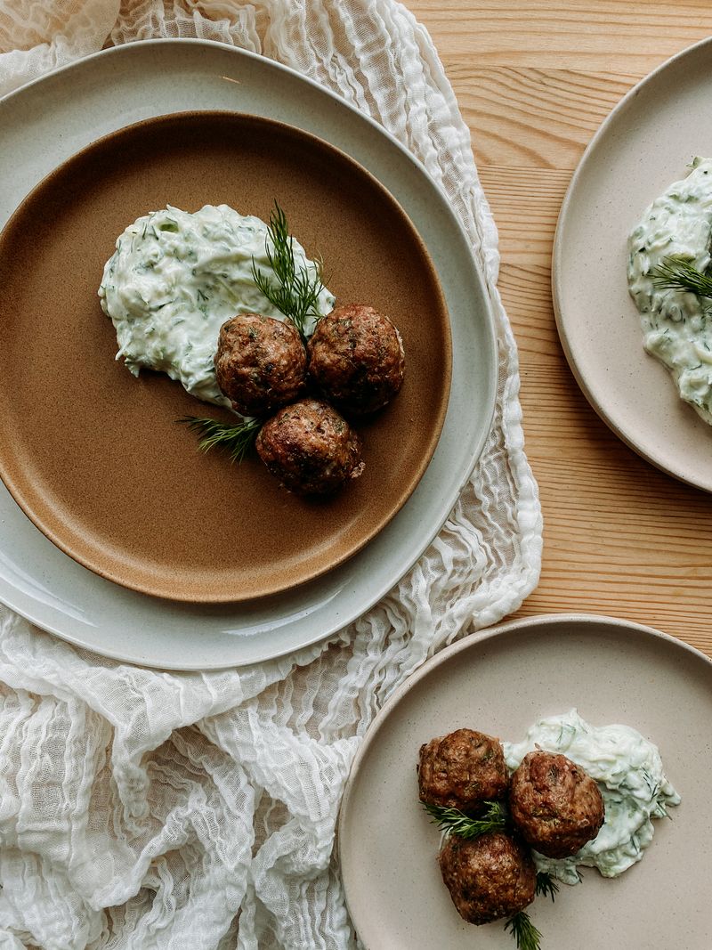 Dill Yogurt Sauce for Lamb Meatballs