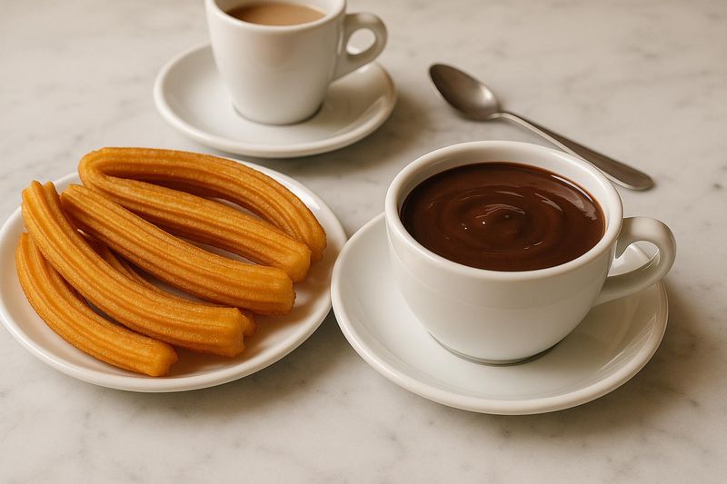 Churros with Chocolate (Spain)