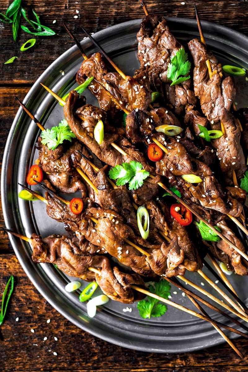 Teriyaki Beef Skewers