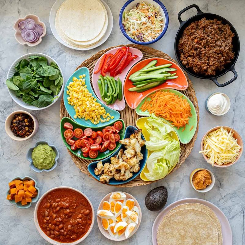 Mini Taco Bar Assembly