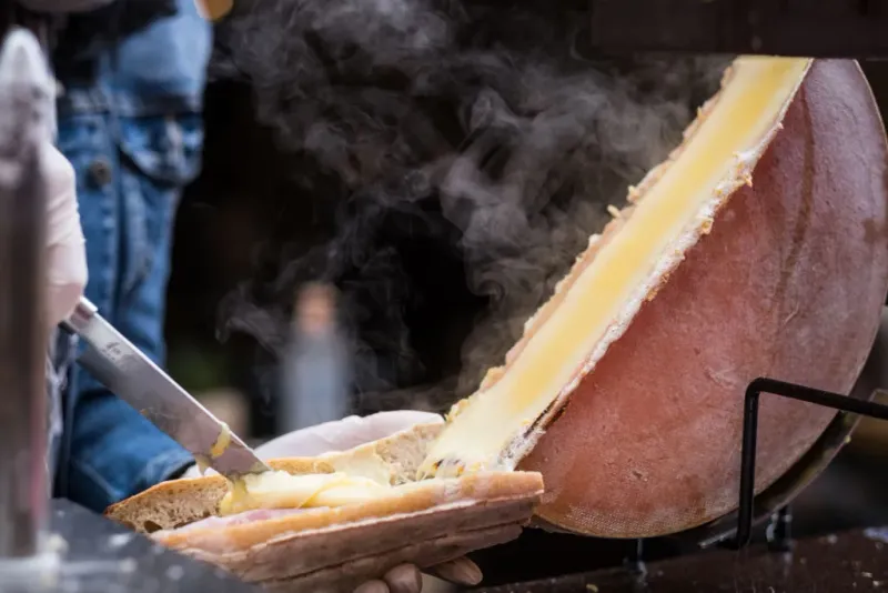 Swiss Raclette - Cheese from Alpine Meadows