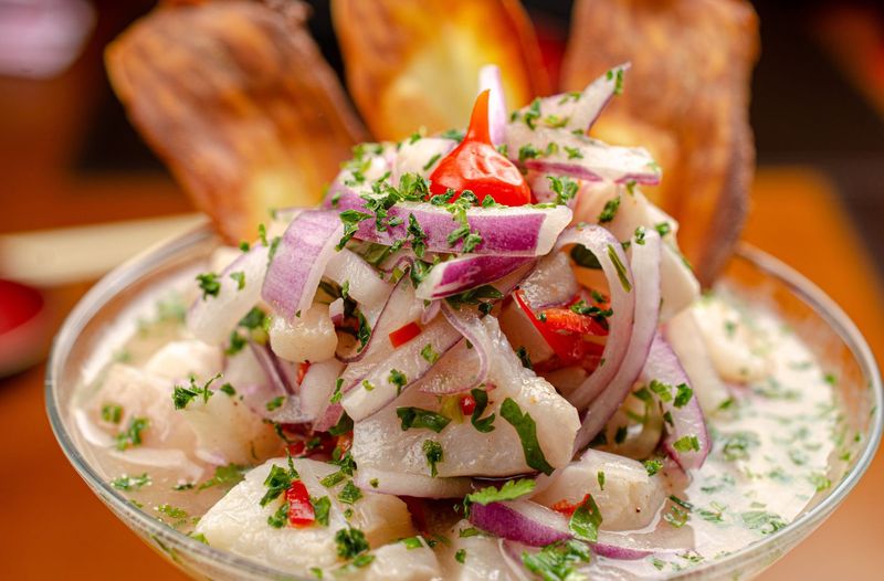 Peruvian Ceviche - Coastal Climate and Fresh Seafood