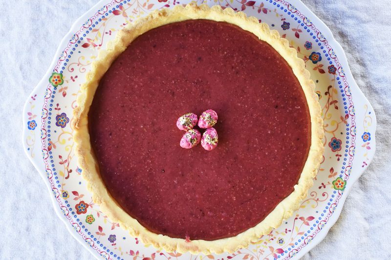 Tarte aux Pralines Roses