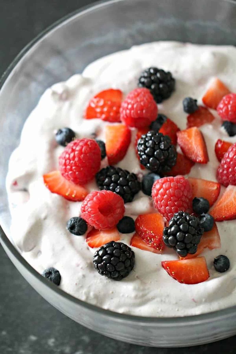 Mixed Berry and Coconut Cream Dream