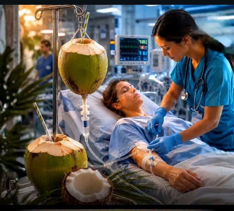 Coconut Water Can Be Used as Blood Plasma in Emergencies