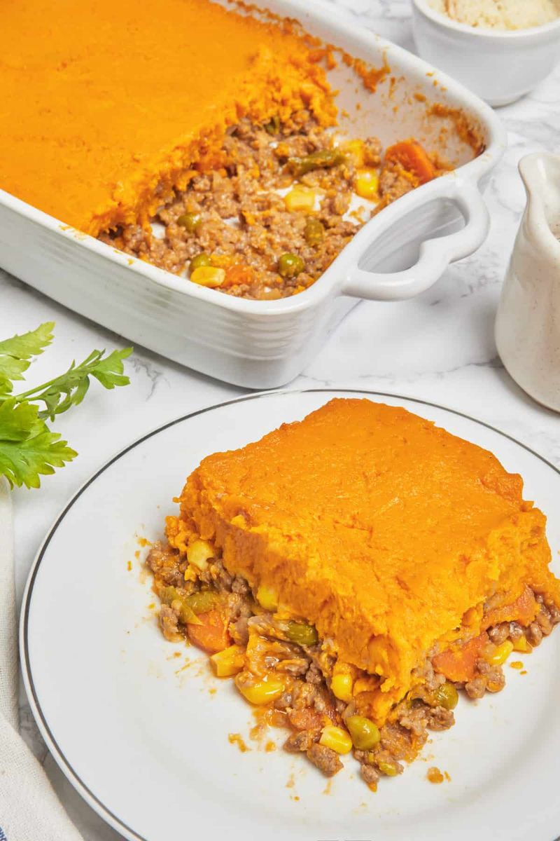 Shepherd's Pie With Sweet Potato Topping