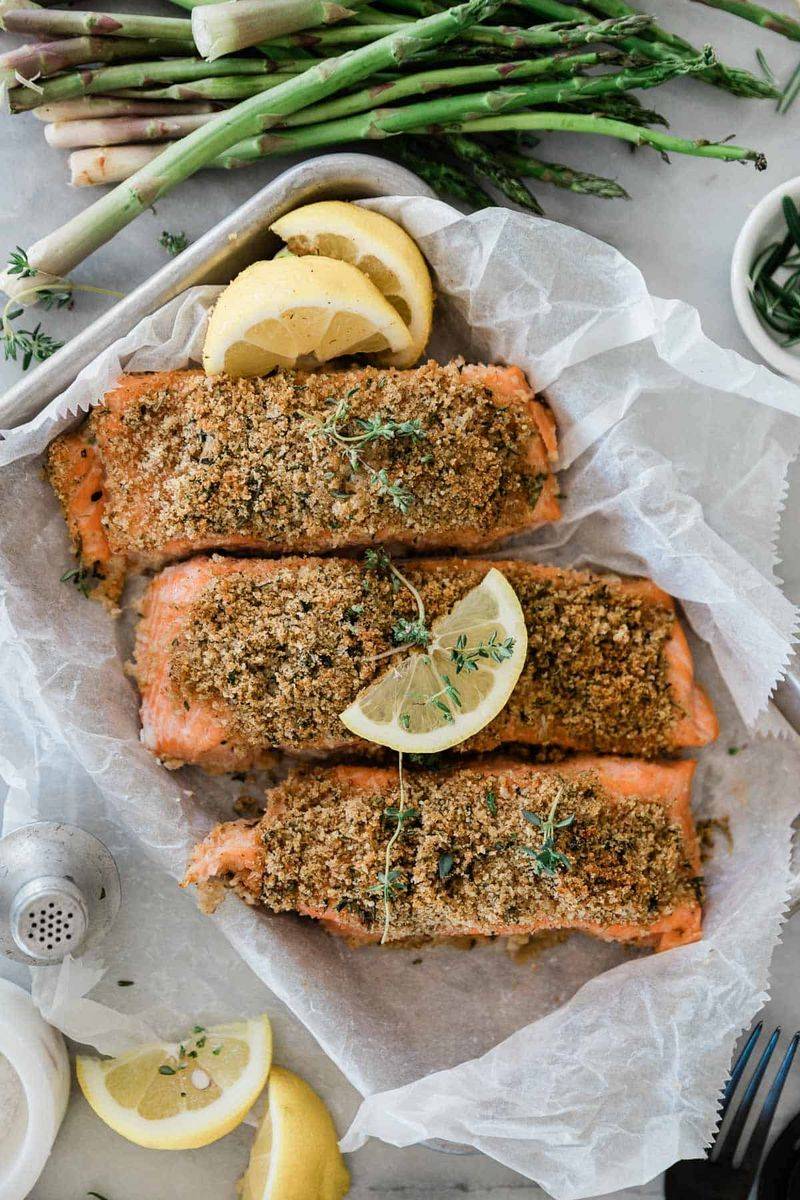 Herb-Crusted Salmon