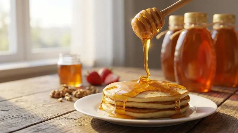 Warm Honey Being Drizzled