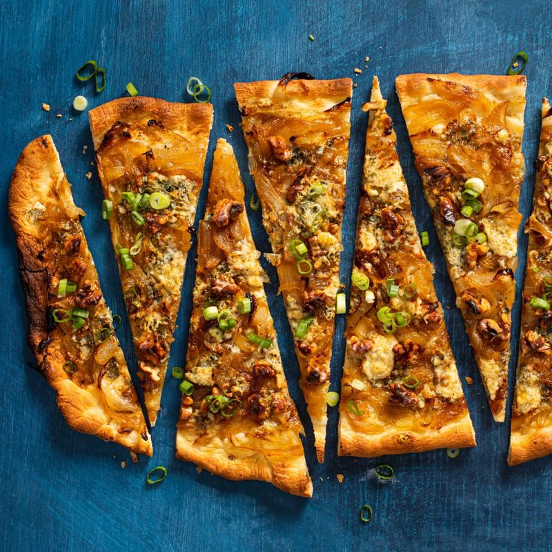 Walnut and Blue Cheese Pizza