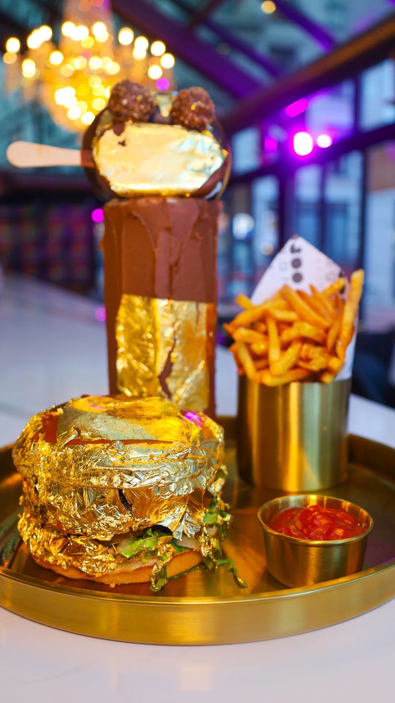 24-Karat Gold Burger from Dubai, UAE